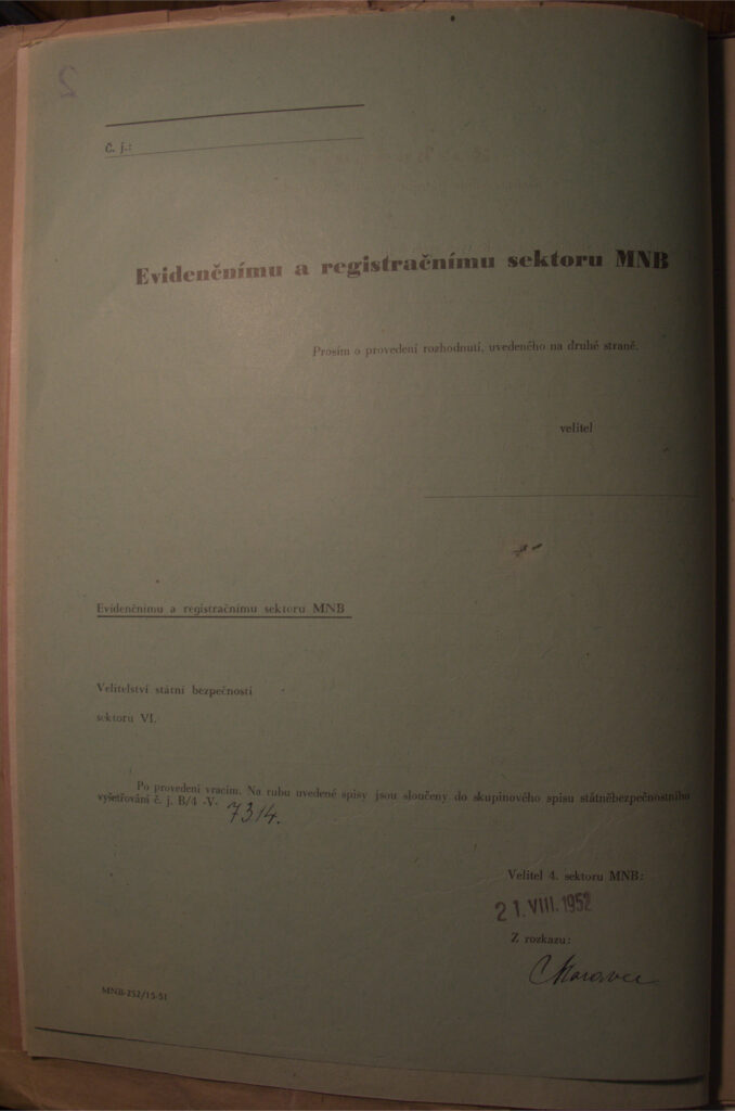 Rosendorf Rozhodnutí O Sloučení Spisů Líc