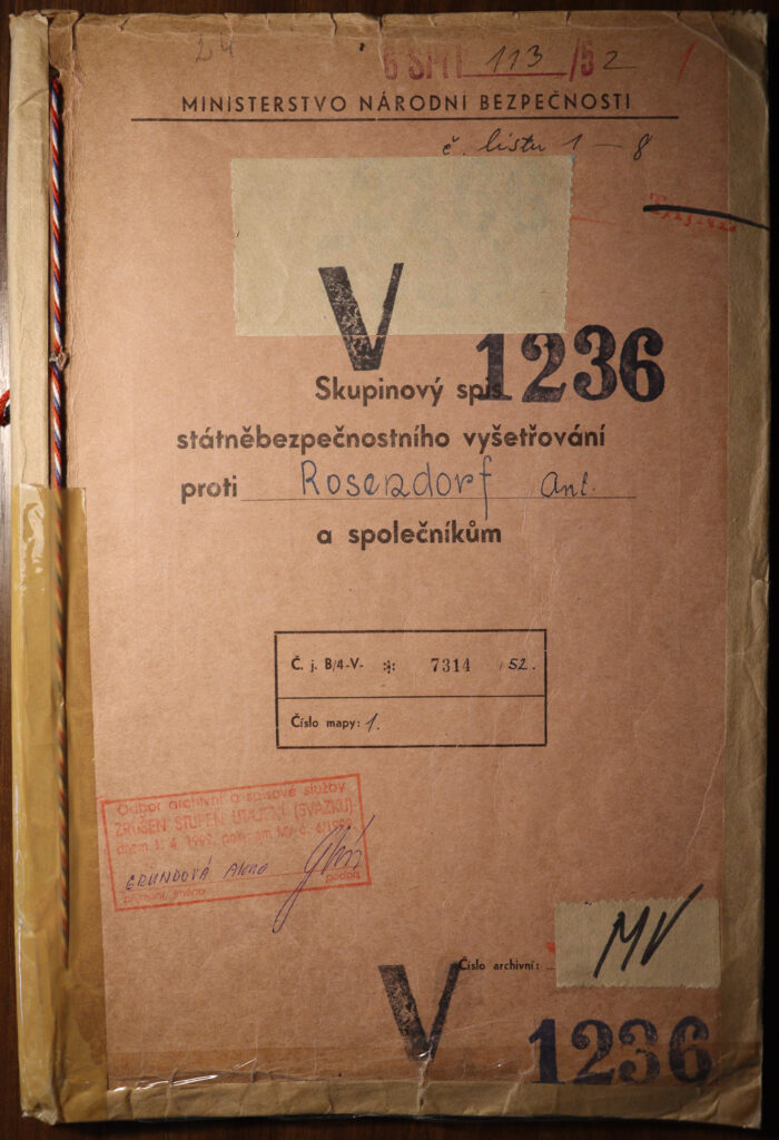 Rosendorf Skupinový Spis Stb Titulka