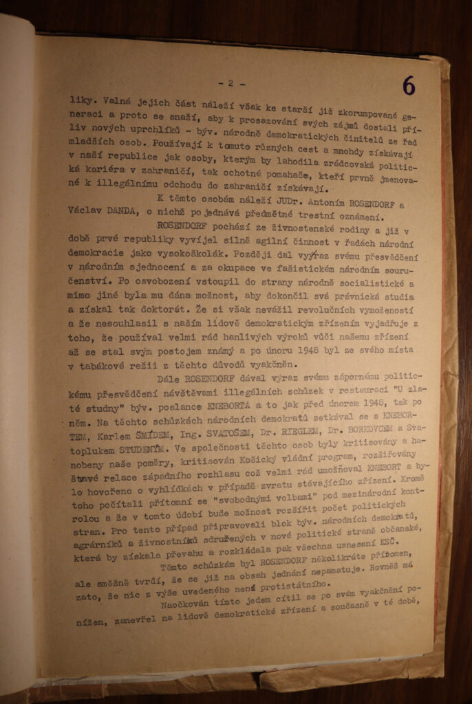 Rosendorf Trestní Oznámení S.2