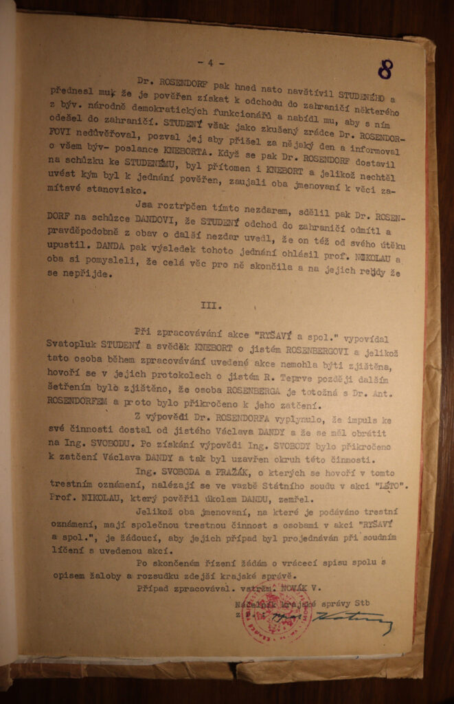 Rosendorf Trestní Oznámení S.4