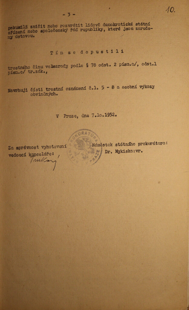 Rosendorf Žaloba S.3