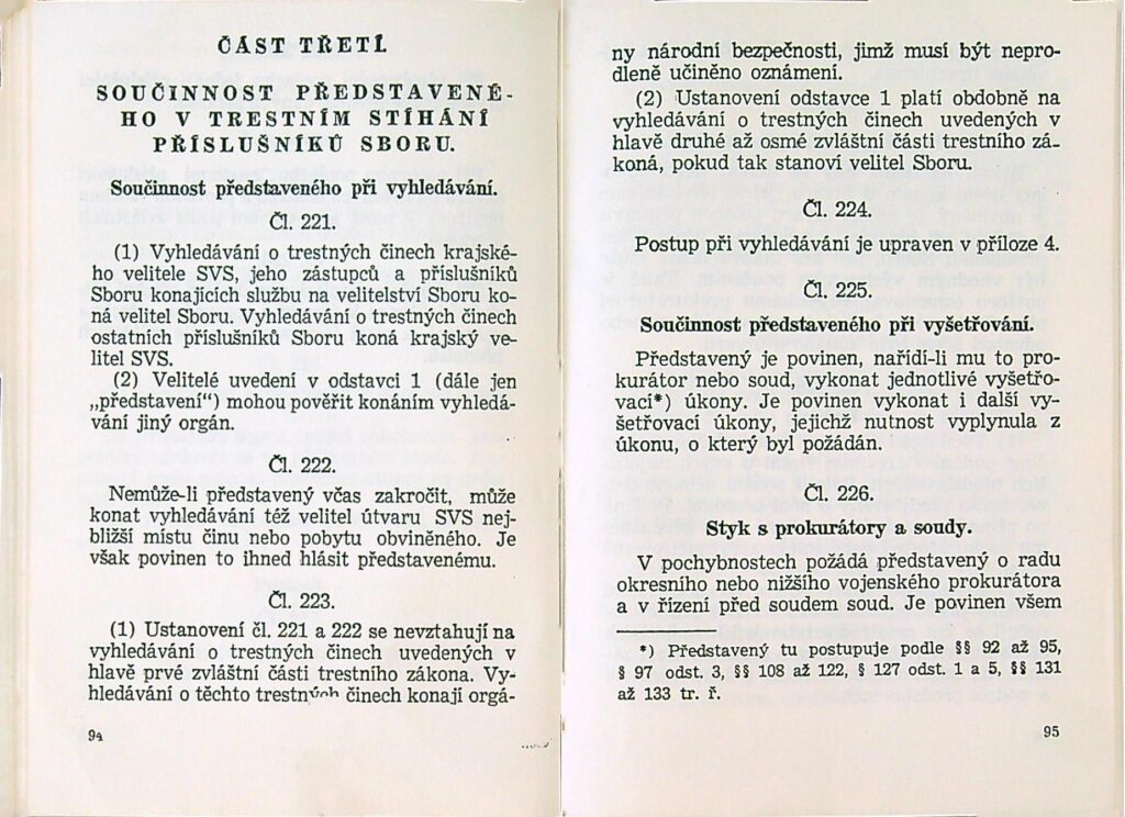 Služební řád Svs Ms 1950 (50)