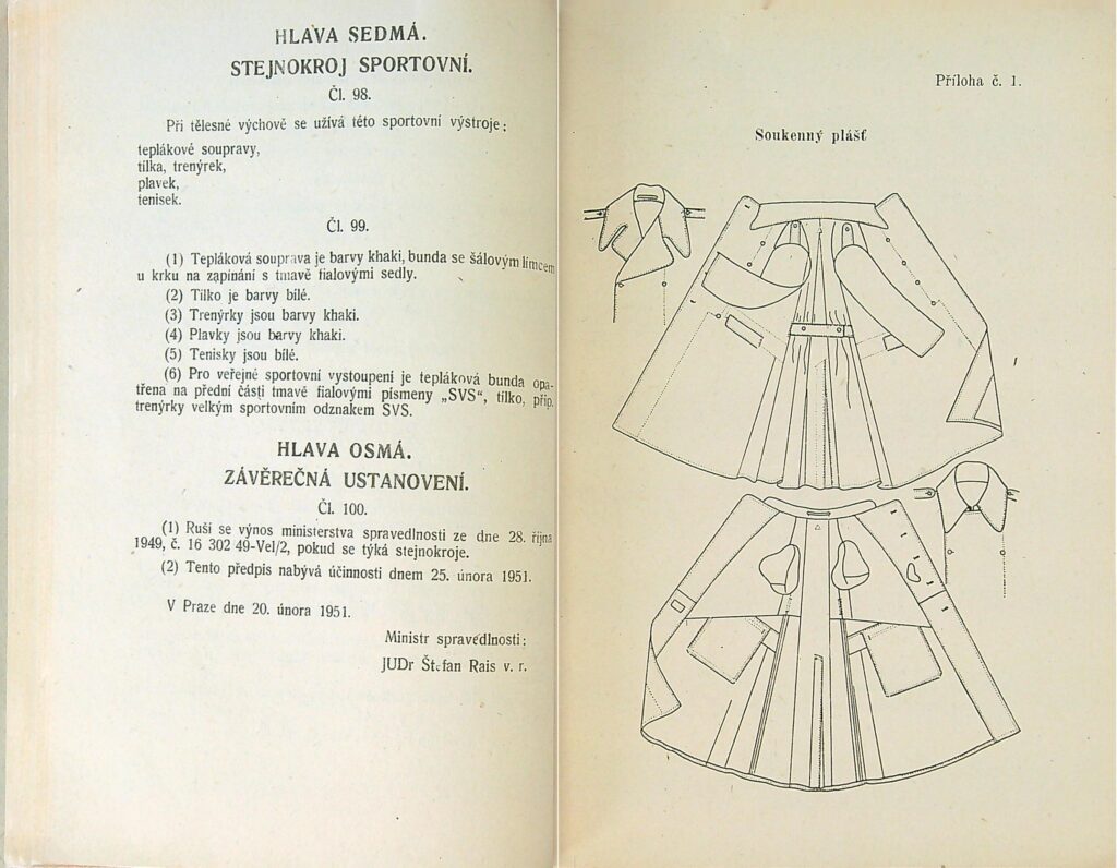 Stejnokrojový Předpis Svs Ms 1951 (18)