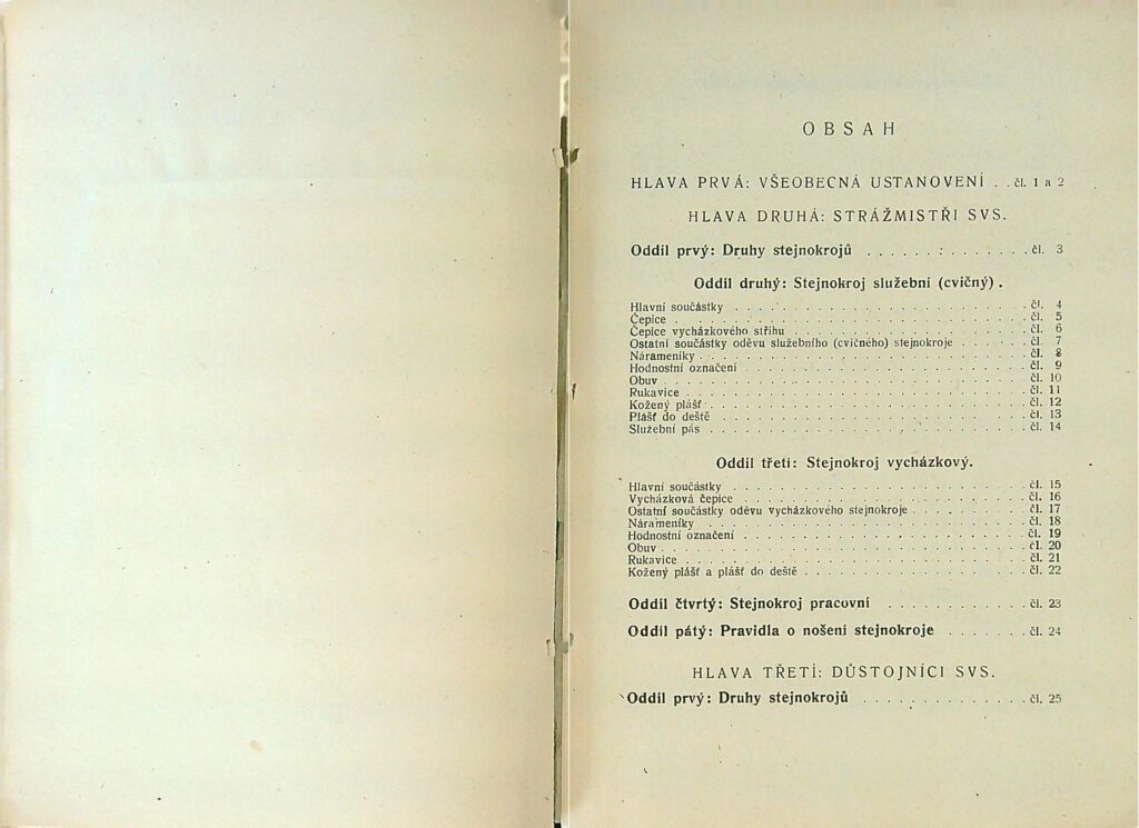 Stejnokrojový Předpis Svs Ms 1951 (34)