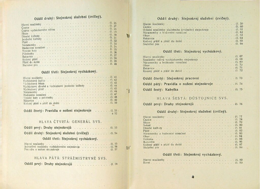 Stejnokrojový Předpis Svs Ms 1951 (35)