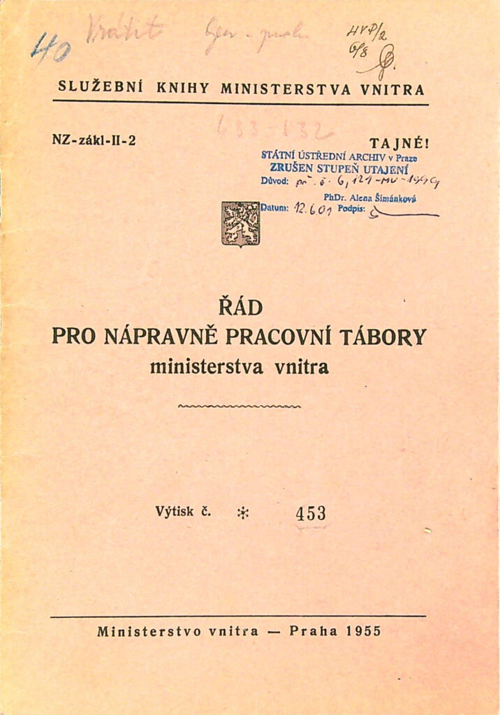 Řád Pro Npt Mv 1955 (1)