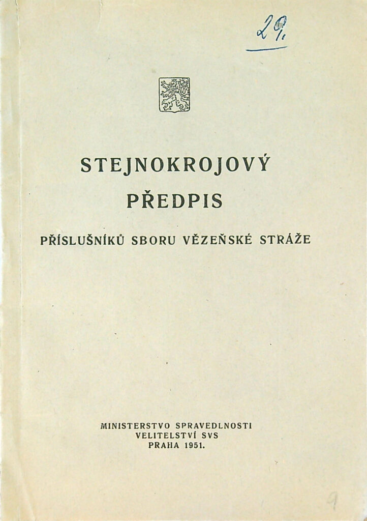 Stejnokrojový Předpis Svs Ms 1951 (1)